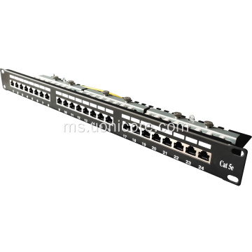 Panel tampalan 1U CAT5E STP 24 Ports 19&quot; 1U